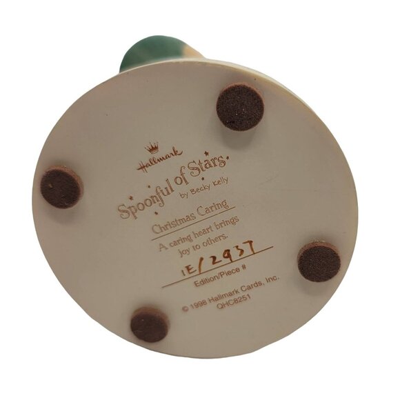 2/$15 Hallmark Spoonful of Stars Figurine Becky Kelly Christmas Caring 1998 VTG - Picture 6 of 7